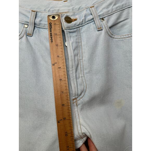 Goldsign Light Wash Straight Leg Jeans Women’s 29 Button Fly Made in USA - Picture 14 of 15